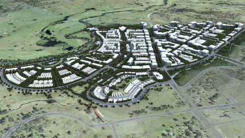 This artist's impression shows how the Ripley Valley community will look on completion. This artist's impression shows how the Ripley Valley community will look on completion.